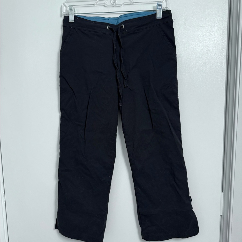 Vintage Prana Womans Black Capris